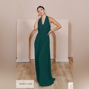 Revelry Green Multi-way Maxi Dress